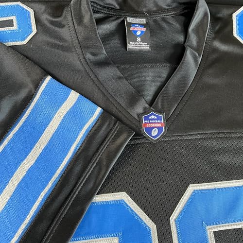 Unisex Detroit Barry Sanders Jersey - Black, Custom Sewn, Size Large