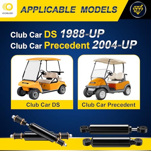 IOOBLBEI Golf Cart Shock Absorbers Front and Rear Compatible with Club Car DS Precedent
