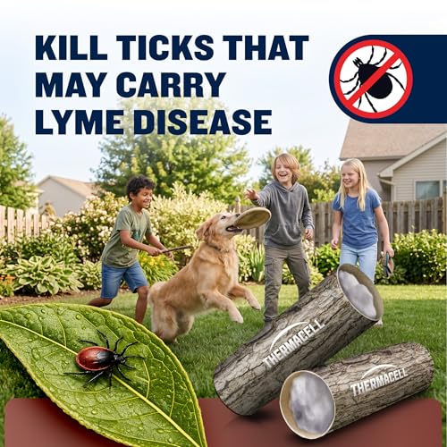 Thermacell Tick Control Tubes 24-Pack | Lyme Disease Prevention for Yard