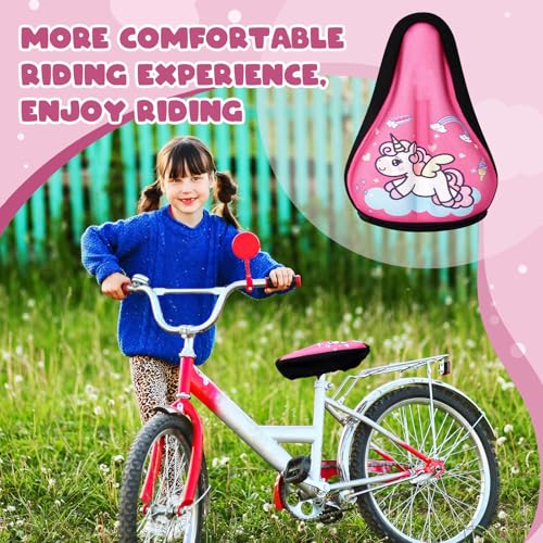 Kids Bicycle Seat Cover 8x5.7 Inch Water Dust Resistant Breathable Foam