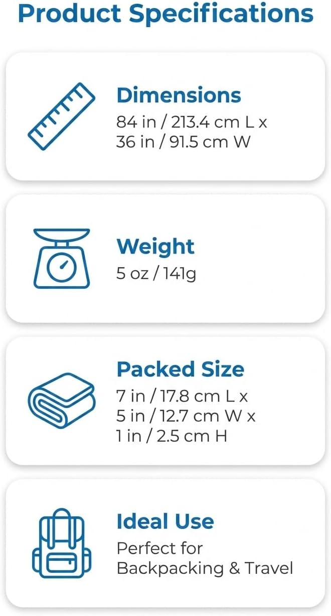 Tyvek Ultralight Camping Tarp - Versatile Backpacking Footprint | Multiple Sizes Available