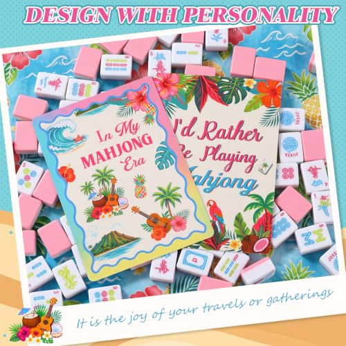 Bright Mahjong Shuffler Tile Mixer Set - Bright, Linear, Hawaii Variation
