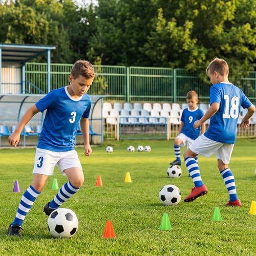 Mini Sports Cones 3 Inch Pack of 120 for Agility Training and Indoor Outdoor Sports