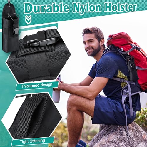 Bear Spray Holster with Quick Release Buckle - Black - for 7.9 & 9.2 fl oz Canisters