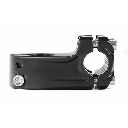 BMX Downhill Bike Stem Aluminum Alloy Fixed Gear Bicycle Handlebar Stem 28.6x22.2mm 0 Degree Black