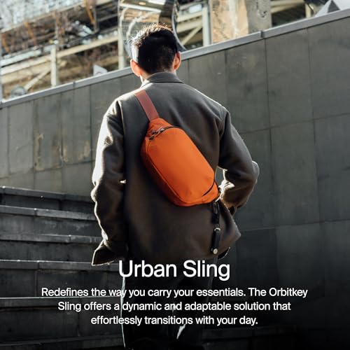 Orbitkey Urban Sling Crossbody Bag - Black / Urban Sling Compact Water-Resistant