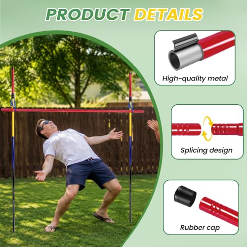 Heavy Duty Metal Limbo Game Set for Outdoor Lawn & Beach Parties