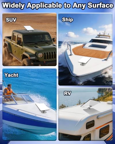 Marine Stainless Steel Starlink Mini Antenna Mount for Boats & RVs