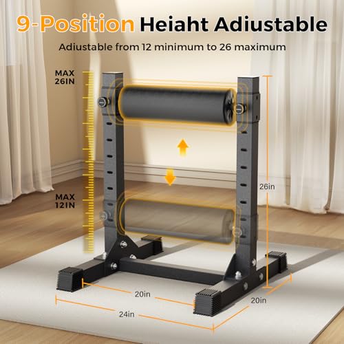 FitinOne Adjustable Leg Workout Stand for Split Squats Home Gym Equipment