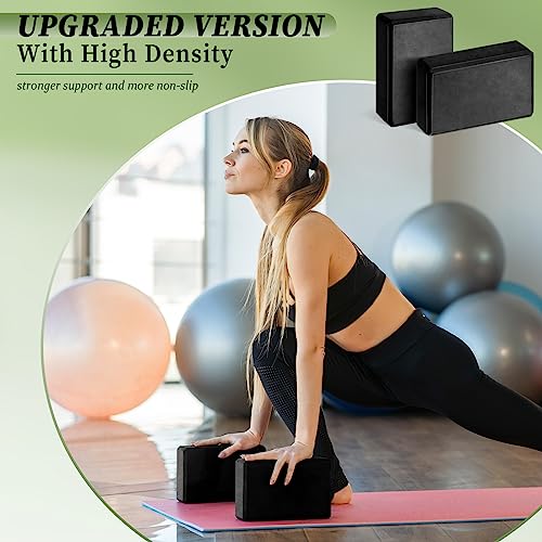 20 Pcs Lightweight Non-Slip Yoga Blocks for Supportive Stretching & Meditation