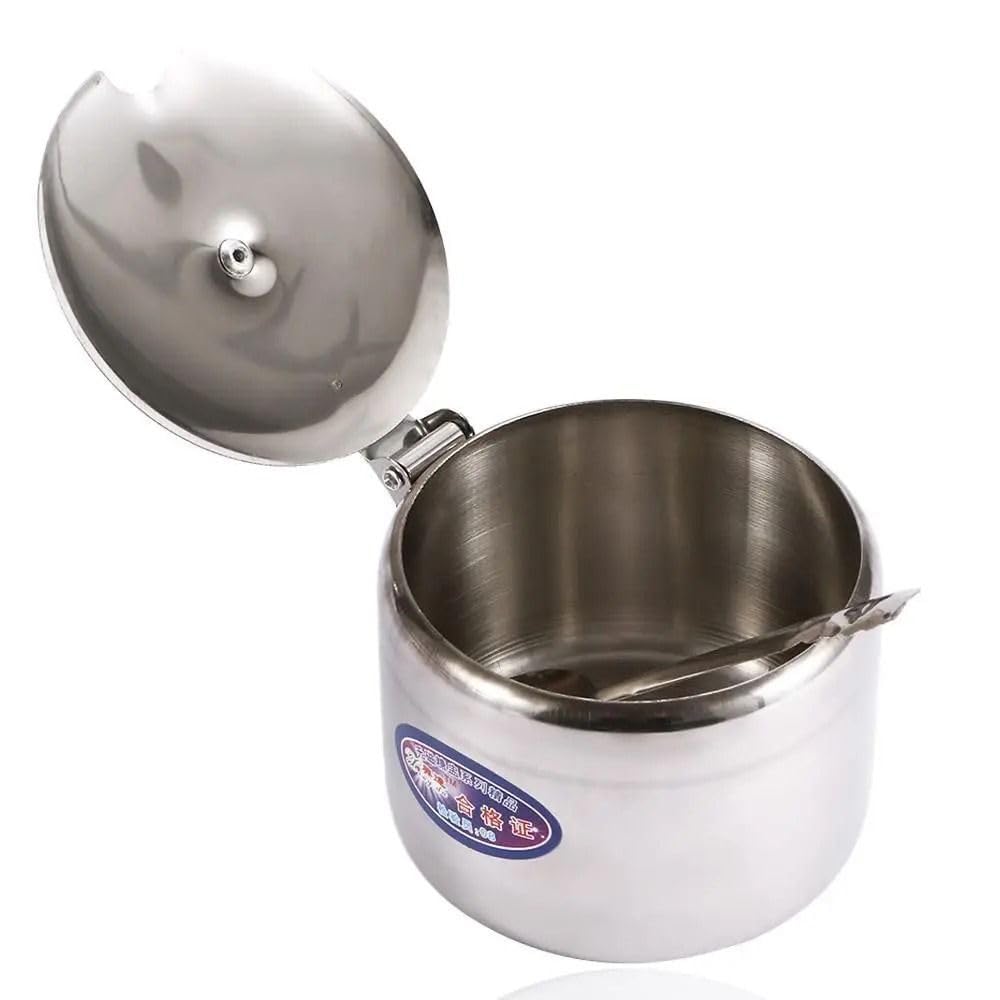 1Pcs Mini Kitchen Supplies Sugar Jam Salt Seasoning Pot Container Sauce Cans Spice Storage Jar(9.5cm)