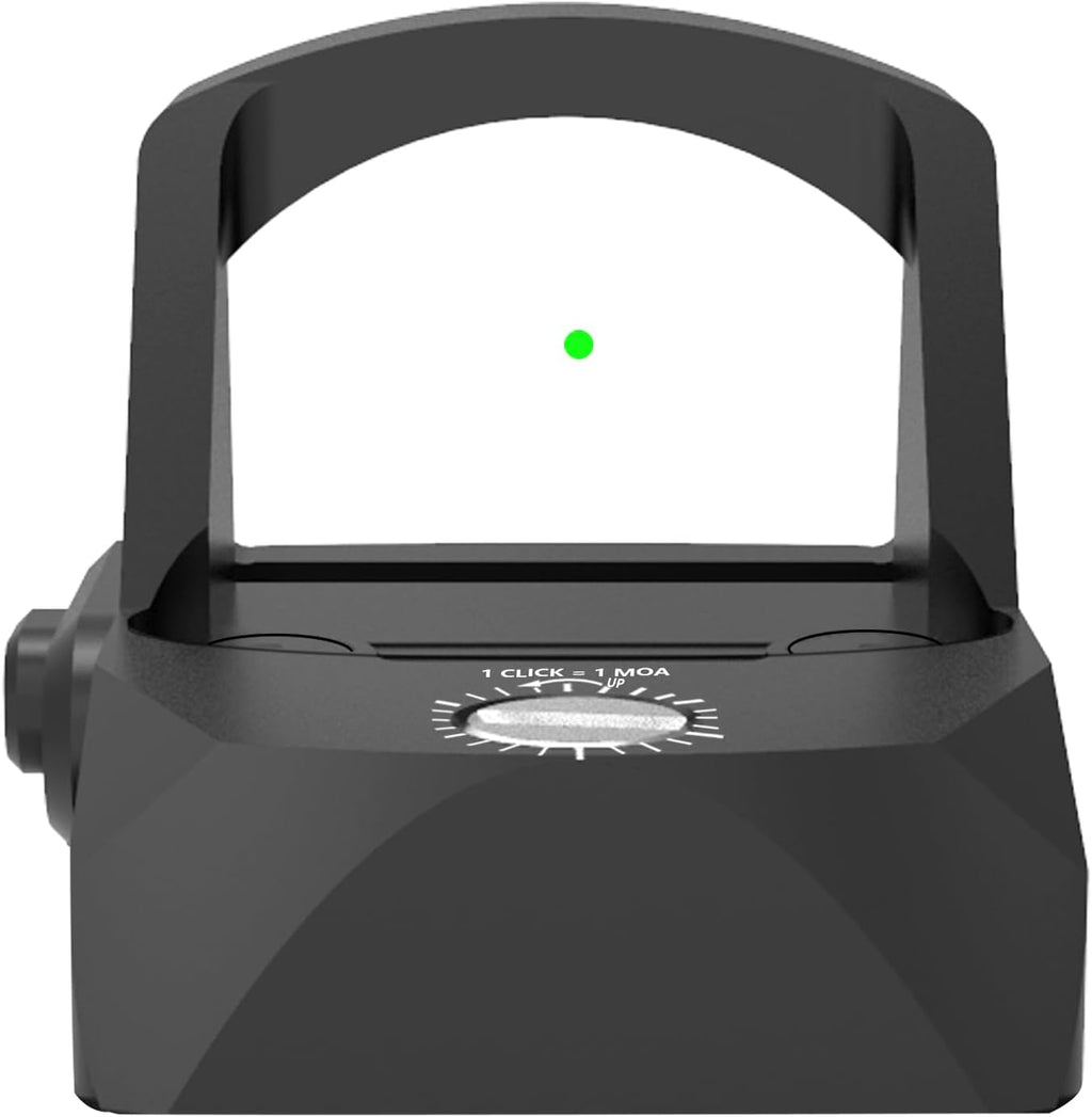 UUQ Mini Reflex Red/Green Dot Sight - 2MOA Precision with 7 Brightness Levels | Fits RMR & 20mm Picatinny Rail