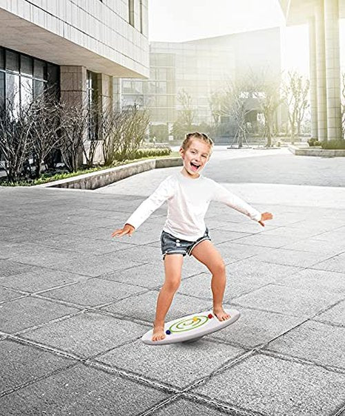 Balance Board Kids - Wobble Board, Rocker Boards, Maze Design with 3 Balls - Stable 4 Way Rocker Base, Fun Game Toys Suitable for Kids and Playful Adult