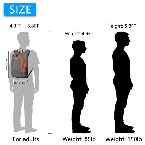 Esup 15L Small Hiking Backpack Foldable Lightweight Travel Day Pack Packable Camping Backpack for Women Men (Green)