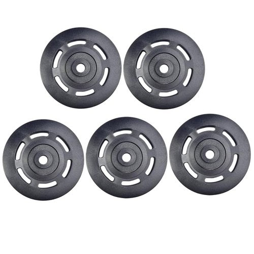 Abaodam Universal Bearing Pulley Wheel 3.54 Inch Wearproof Replacement Part for Gym Fitness Equipment Lightweight Pulley Accessory for Strength Training Cable Systems 5-Pack