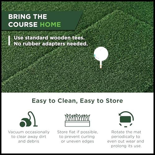 Softy SIGPRO Indoor Golf Hitting Strip - Replaceable, Realistic Practice Surface