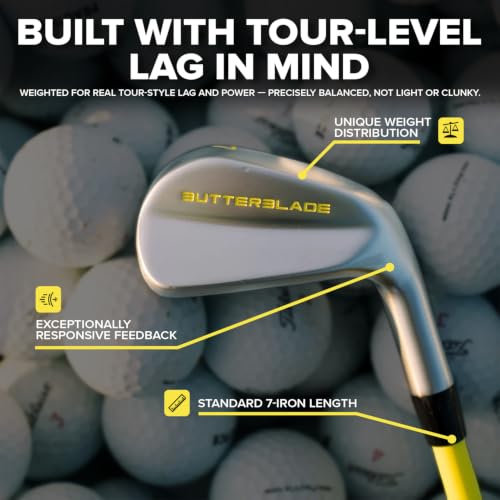 RYP ButterBlade Golf Training Club RH Stiff - Improve Swing Accuracy & Power