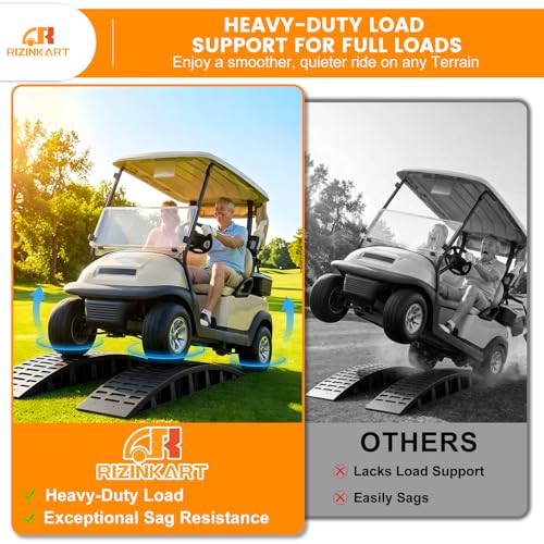 RIZINKART Heavy-Duty 4-Leaf Golf Cart Rear Leaf Spring Kit for Club Car Precedent 2004+