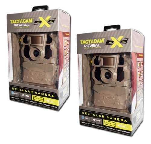TACTACAM Reveal X Gen 2.0 LTE Trail Camera with HD Video & Low Glow IR