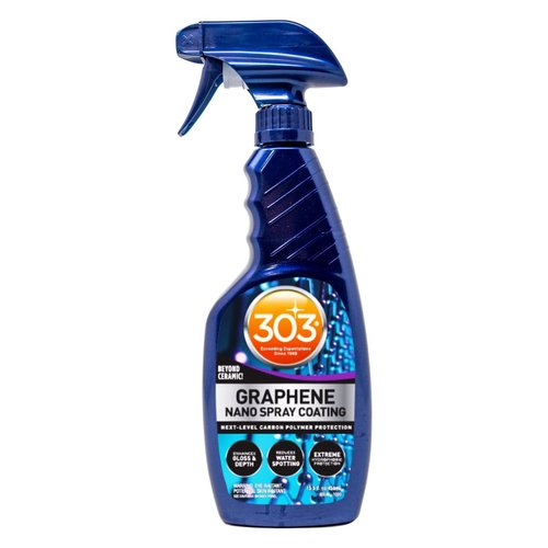 303 Products Graphene Nano Spray Coating - Water Repellent & UV Resistant Car Detailing Spray, 15.5oz