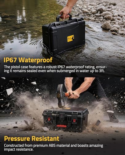 TSA Approved Waterproof Gun Case for Handguns & Accessories – CVLIFE