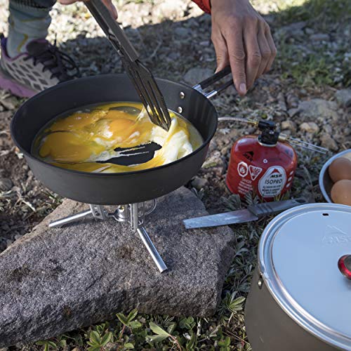 8-Inch Ceramic Nonstick Camping Skillet with Folding Handle
