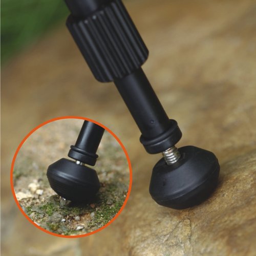 Vanguard Equalizer 1QS Prone Pivot Pod, 7-10", Quick Attach Picatinny Rail System, Black