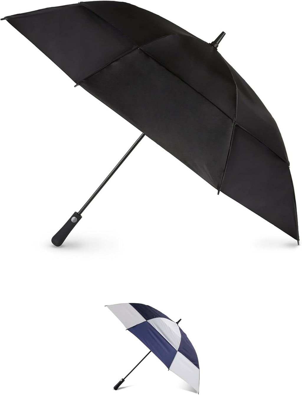 Totes Golf Umbrella - Auto Open, Large Vented Design with UV & Water Repellent Protection