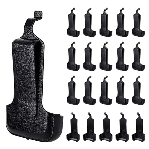 20 pcs Walkie Talkie Belt Clips Compatible with Two Way Radios RT22 LT-316 WLN KD-C1