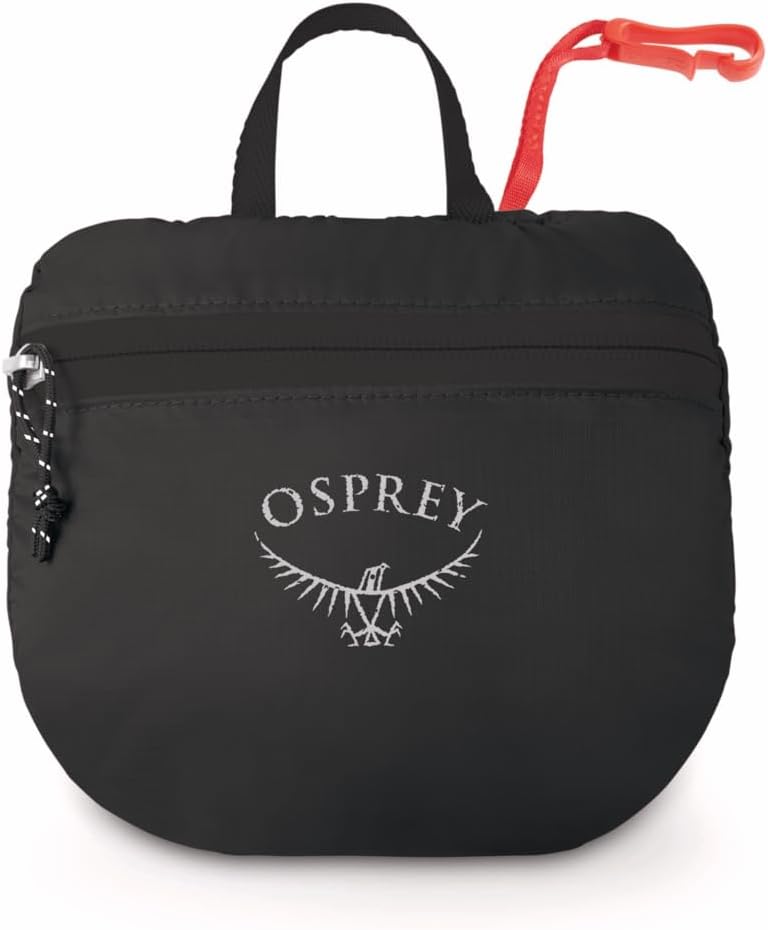 Osprey Ultralight 20L Dry Stuff Pack - Lightweight Waterproof Storage Solution, Black