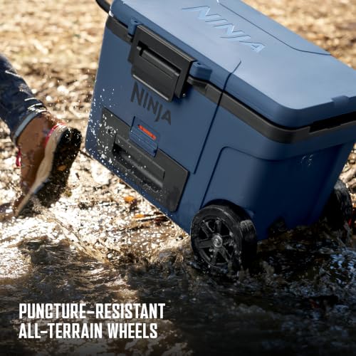 Ninja FrostVault 45QT Wheeled Cooler with Dry Storage Lakeshore Blue