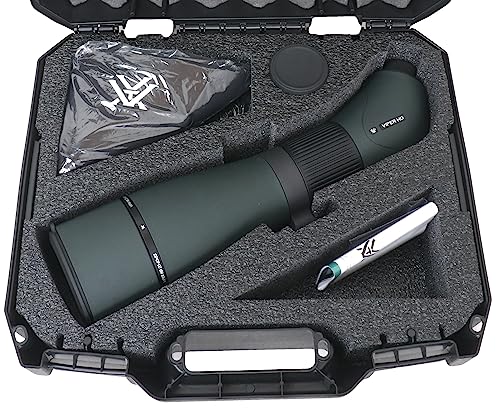 Case Club Spotting Scope Case for Vortex Viper 20-60x85 - Rugged Transport & Protection