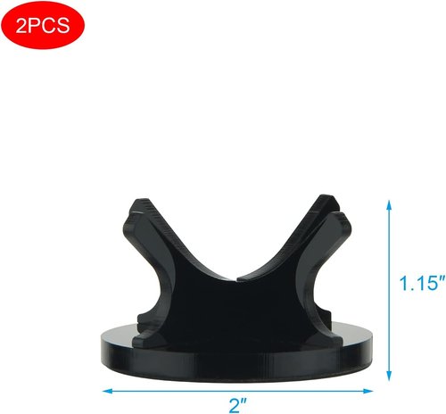 Cosmos Acrylic Small Ball Stand Holder - Pack of 2 Sport Ball Display Racks for Baseball, Golf, Tennis