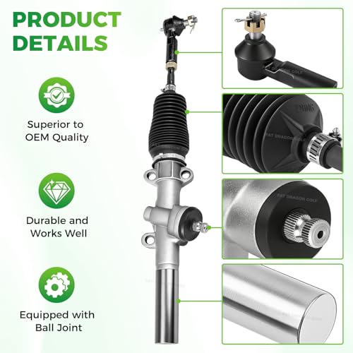 Panglong EZGO TXT & Workhorse Steering Rack Kit with Ball Joint & Latch