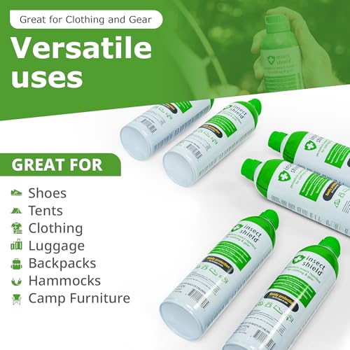 Insect Shield Permethrin Spray for Clothing and Gear - 18 Oz Aerosol, 60-Day Protection