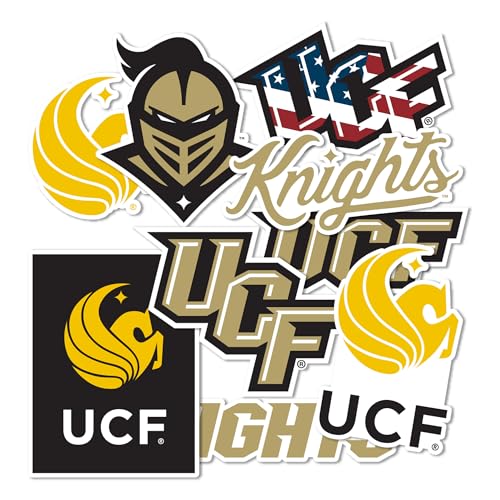 UCF Knights Campus Spirit Vinyl Sticker Decal for Water Bottles & Laptops