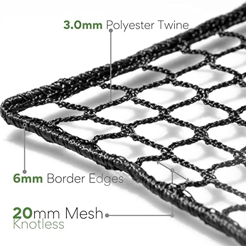 Heavy-Duty Golf Practice Net 10x20ft Impact Mesh Reinforced Black Variation of THIS listing