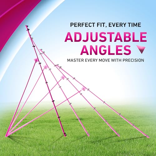Velocity 7x4 ft Volleyball Rebounder Net with Adjustable Angles & Steel Frame