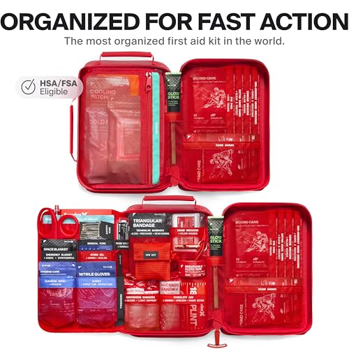 Waterproof First Aid Kit for Emergency & Outdoor Use - 3-4 People
