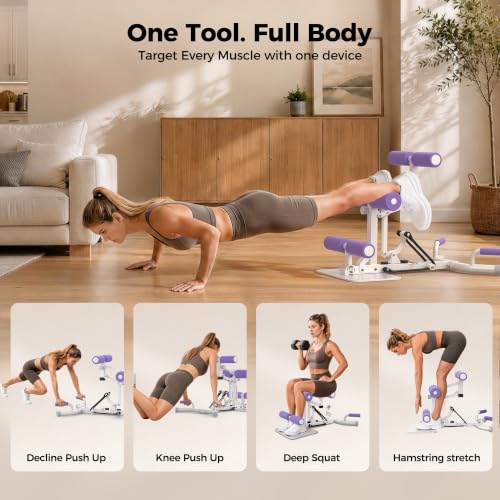 FEIERDUN Adjustable Steel Squat Machine for Women, 400lbs Capacity Home Gym Equipment