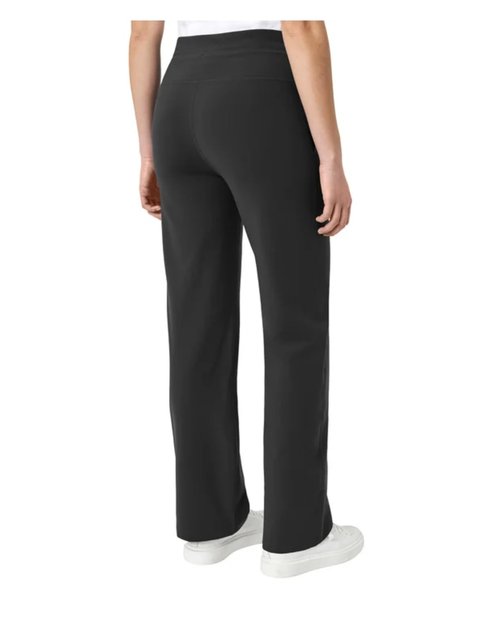 Mondetta Women's Stretch High Rise Straight Leg Active Pant (US, Alpha, Large, Regular, Regular, Black)