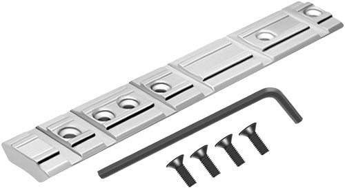 GOTICAL 10/22 Weaver and 3/8" Dovetail Mount Dovetail Predrilled Receiver Rail Mount Adapter (Silver)