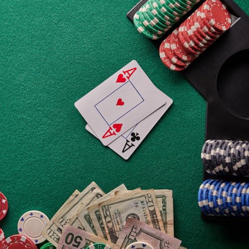 Foldable Wooden Poker Table Top with Cupholders & Chips - Green, 78.5"