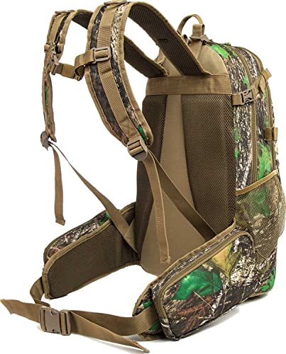 Camo-Khaki Hunting Backpack for Men Durable Water-Resistant Large Capacity
