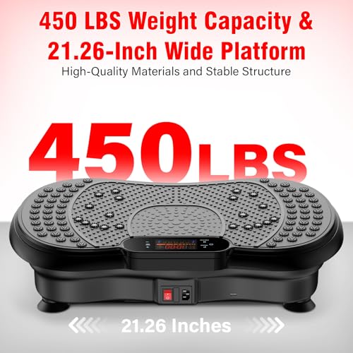 Vibration Plate for Lymphatic Drainage & Weight Loss - Adjustable Speeds