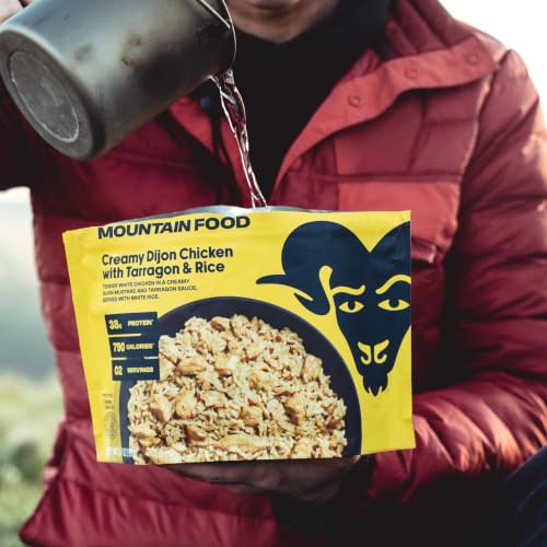 BIGHORN Mountain Food Creamy Dijon Chicken with Tarragon & Rice - 4 Pack