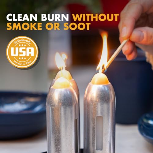 UCO 12-Hour Natural Beeswax Survival Candles 20-Pack for Emergency & Camping