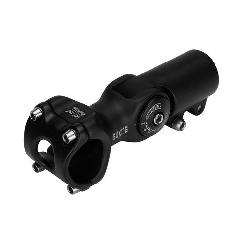 CYSKY 31.8 Stem 60mm Adjustable 0-90 Degree MTB Stem Mountain Bike Stem Riser Bicycle Handlebar Stem for Mountain Bike Road Bike BMX City Cycling