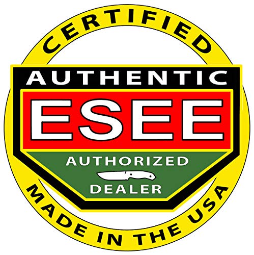 ESEE Izula-DE Fixed Blade Knife with Grey Micarta Handle, Dark Earth Finish & Polymer Sheath