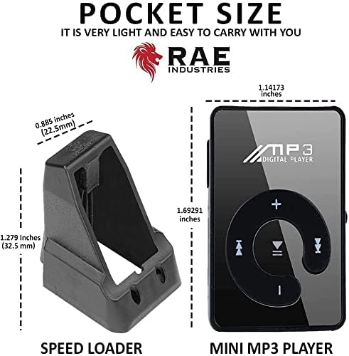 RAEIND Speedloader for Glock 43X - Fast Double Stack Magazine Reloader | Compatible with 9mm